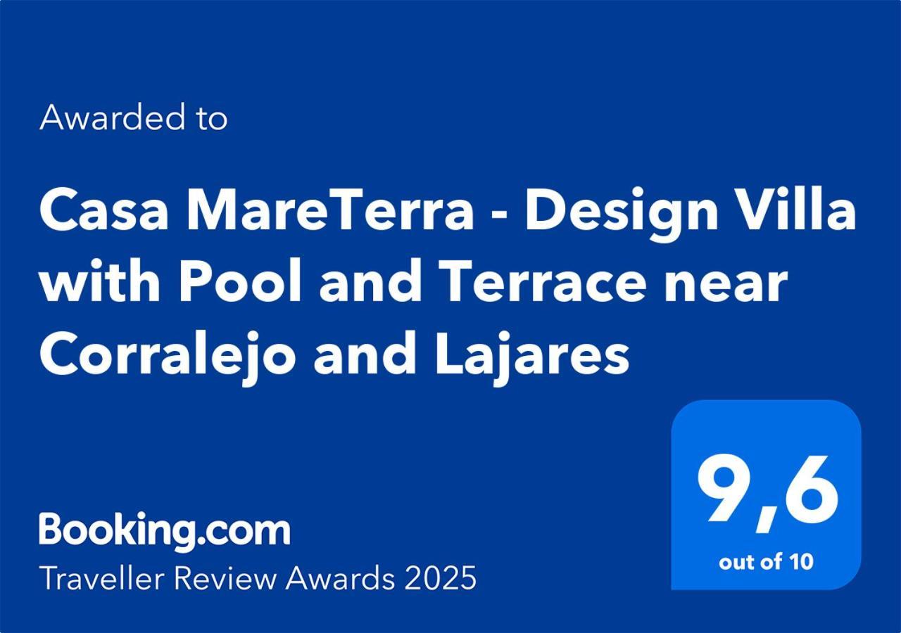 Casa Mareterra - Design Villa With Pool And Terrace Near Corralejo And Lajares Exterior photo